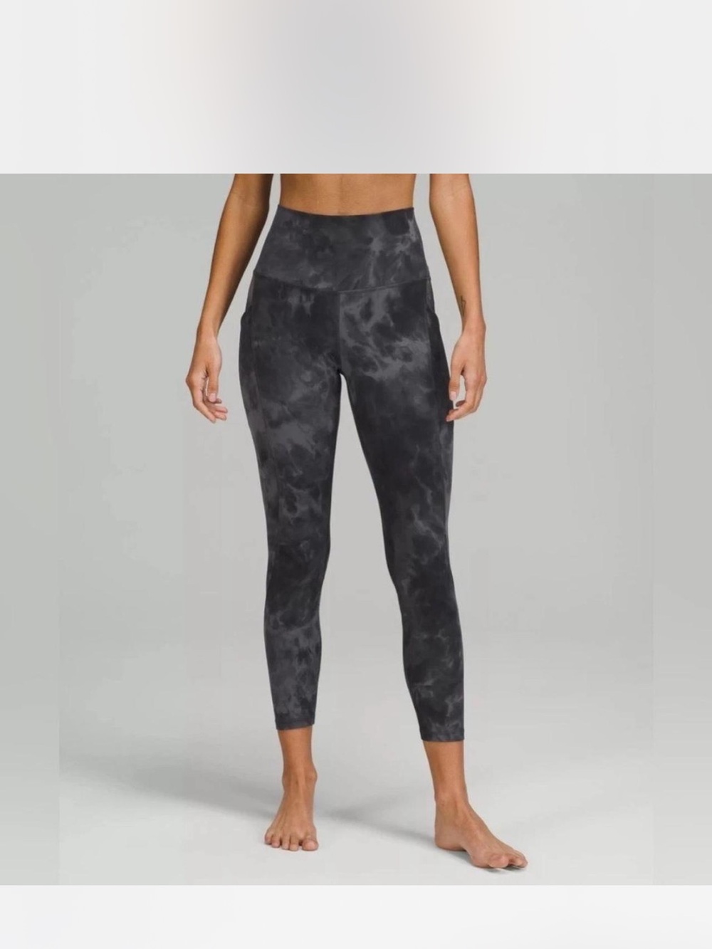 lululemon athletica Black Tie-Dye Leggings